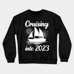 Cruising Into 2023 White Crewneck Sweatshirt